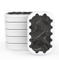 JustBeEasy E1 Automatic Trash Can Refill Rings，Official Self Changing Garbage Bag for E1 Touchless Sensor Smart Trash Can 6Pack - 150 Count (6 Months Supply)
