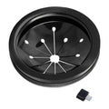 Garbage Disposal Splash Guards Collar Sink Baffle Multi-Function Kitchen Drain Plugs for GE 3-1/8 Inch Kitchen Sink Drain Splash Guard Whirlaway Sinkmaster and Waste King (Black) Needle