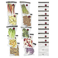 ZWILLING Fresh & Save Set 20-pc Vacuum Sealer Bags 1 Gallon Reusable Food Storage Bags for Meal Prep Reusable Snack Bags Reusable Sous Vide Bags 15x11.2x5.7 Dishwasher Safe  Medium Clear