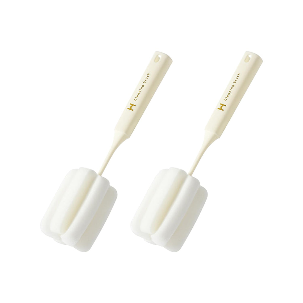 Xvnoesza 2Pcs Long Handle Bottle Brush Cleaner Flexible Reusable Bottle Cleaning Brush for Cups Mugs Water Bottles Wine Glasses Baby Bottles