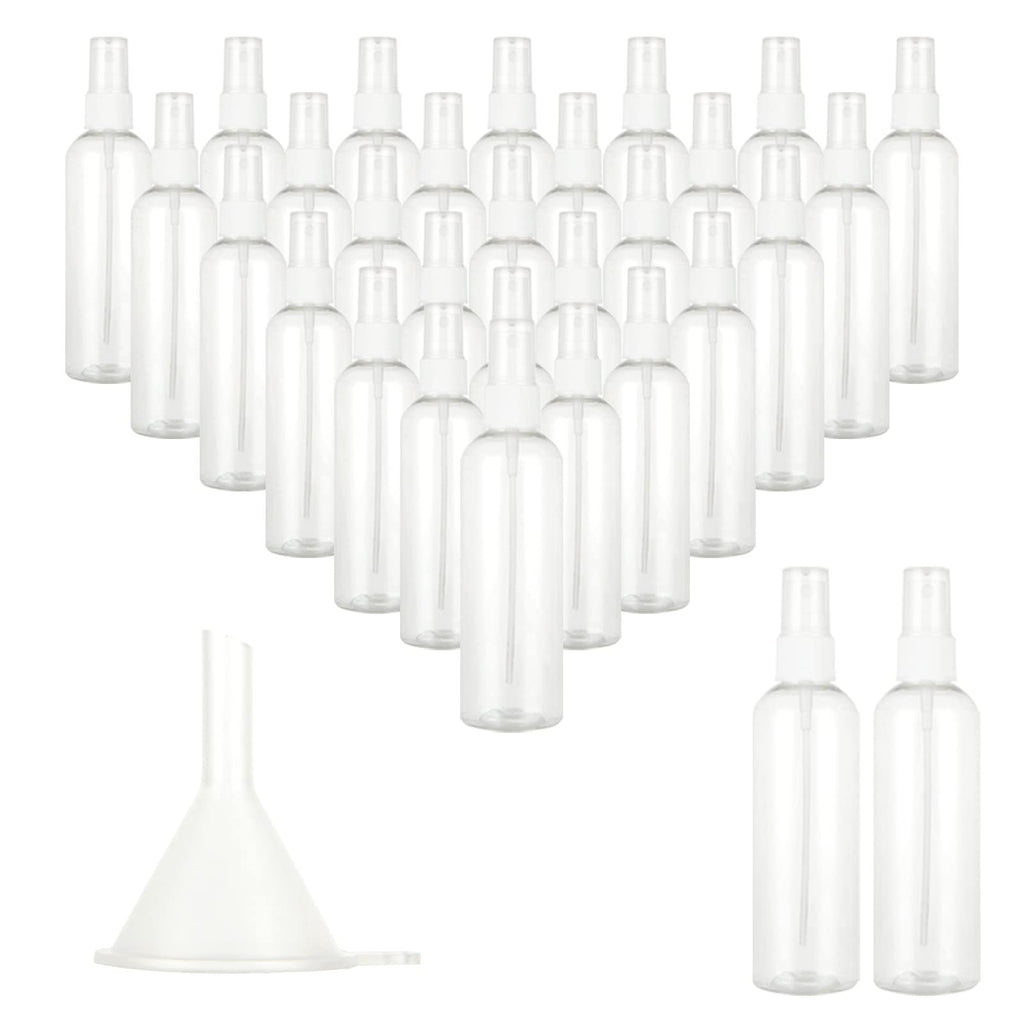 60Pack 1 Oz Mini Spray Bottle Fine Mist Spritzer Bottles Reusable Perfume Refillable Bottle Travel Size Mist Bottle Sprayer Empty Plastic Spritz Bottle for Household Use Essential Oil Hair Sprayer