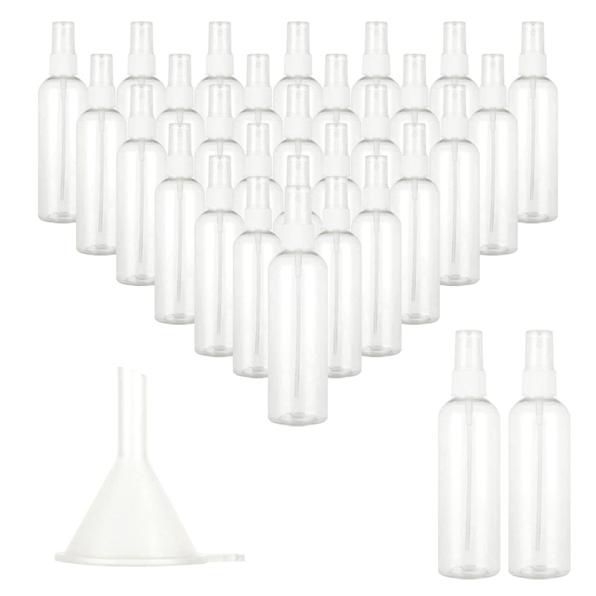 60Pack 1 Oz Mini Spray Bottle Fine Mist Spritzer Bottles Reusable Perfume Refillable Bottle Travel Size Mist Bottle Sprayer Empty Plastic Spritz Bottle for Household Use Essential Oil Hair Sprayer