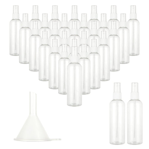 60Pack 1 Oz Mini Spray Bottle Fine Mist Spritzer Bottles Reusable Perfume Refillable Bottle Travel Size Mist Bottle Sprayer Empty Plastic Spritz Bottle for Household Use Essential Oil Hair Sprayer